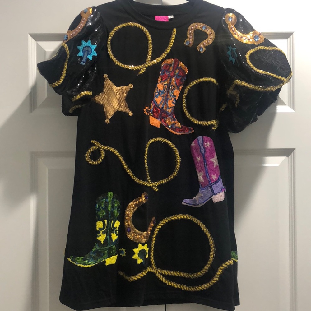 Queen of Sparkles Boot dress